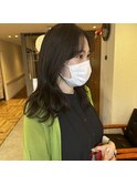 ◎ツヤカラーのセミロングスタイル◎