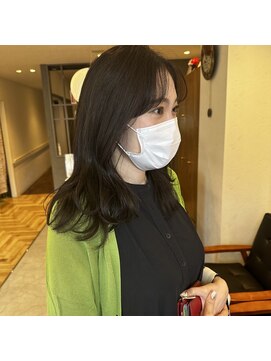 アルマヘアー(Alma hair by murasaki) ◎ツヤカラーのセミロングスタイル◎
