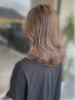 ヘアープロデュース ケー(HairProduceK)&nbsp;ゆるふわ大人可愛い♪20代30代ロングパーマピンクベージュ