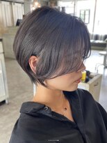 アトリエ エス atelier es HAIRDESIGN&nbsp;ハンサムショート/20代30代40代50代/黒髪ショート/上品ショート