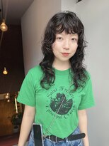 フェンヘアーアイス 中目黒(Fen.hair ici)&nbsp;20代30代大人可愛いロングウルフくせ毛風パーマスパイラル