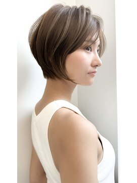 ゴカン バイ ジル ブラン 名古屋(Gokan by JIL BLAN) ハイライトバレイヤージュダブルカラーショートカット30代40代