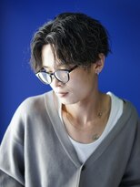 ボブ 金沢(BOB)&nbsp;10代20代メンズツイストスパイラルパーマセンターパートマッシュ