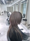 ウルフカットのハイトーンカラー♪