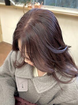 パークレーン アイス イヴェン(park lane ICI yeven) ブリーチなしダブルラベンダーピンクカシスレイヤー/momoka