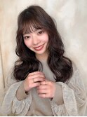 黒髪/クラゲヘアー/オリーブグレー/小顔/ココアベージュ/上尾