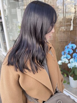 ステキナコト 日野(sutekinakoto) 顔まわりレイヤーダークブラウン