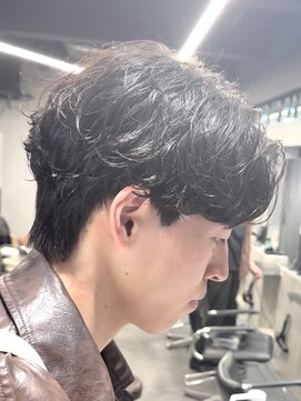 フィフスパーク(fifth PARK) 渋谷メンズパーママッシュウルフカット緩めシャドウパーマ