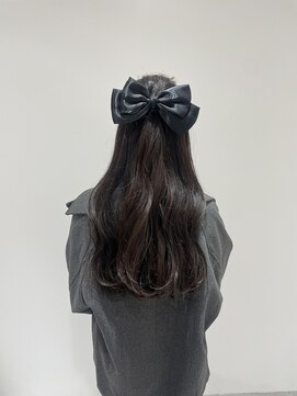 エアー 横浜(AIR) 【湯田】簡単アレンジ！ハーフアップ