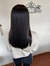 [齊藤限定］低アルカリ縮毛＋トリートメントorトリートメントストレート11000