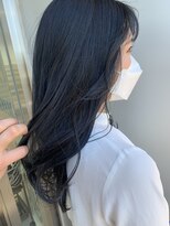 エアー 青山(AIR) ブルーブラック/ロングレイヤー/表参道青山/