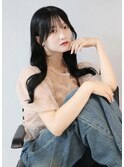 骨格に合わせた顔まわりカット/韓国/レイヤー/艶巻き