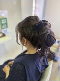 ★ポニーテールアレンジ×編み込み