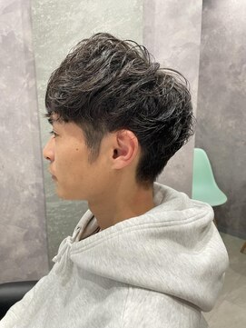 バディ 中野駅前店(BUDDY) クセ毛を活かしたツーブロック【Men's/中野美容室/新中野】