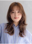 二俣川_レディース_ロングヘア_コテ巻き_ナチュラル_ベージュ_