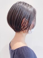 セイドット リー(Say. Ree)&nbsp;Say.刈り上げショートボブワインレッドチェリーブラウン表参道