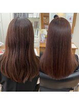 アメリ(Ameri)&nbsp;-Ameri-藤川☆素髪ストレート【浜町/ショート/ボブ/髪質改善】