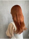 アプリコットオレンジ　オレンジベージュ　オレンジブラウン