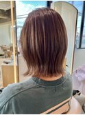 くびれボブ☆マロンベージュ◎レイヤーカット/髪質改善☆本厚木
