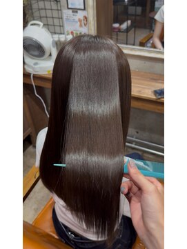 美容室カードル 新小岩店(Cadre) 透明感カラー/オリーブベージュ/艶感トリートメント