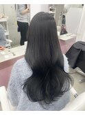 オリーブグレージュ/寒色カラー/透明感カラー　上野