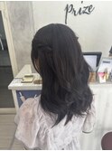 ねじりハーフツインアレンジ