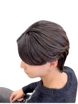 ビカムメンズヘアー 栄店(become men's hair) 曲がるメンズ縮毛矯正×毛流れセンターパート/名古屋/名駅