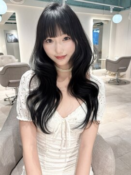 マインバイアフロートギンザ(MYNE by AFLOAT GINZA) レイヤーカット/顔周りカット/暗髪