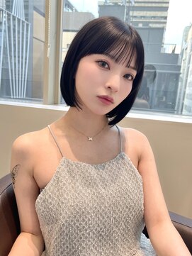 パルス ヨコハマ(PULSE yokohama) 黒髪ぱっつんボブ