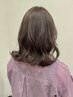 【栗林担当】カット+柔らか透明感カラー+5stepトリートメント ￥15180→￥8800
