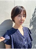 ショートボブ/40代/30代/50代/耳掛けも可愛い