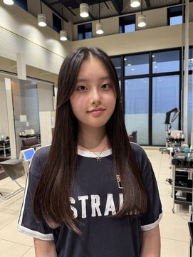 ザザ ZA/ZA 茗荷谷 韓国風切りっぱなしロング