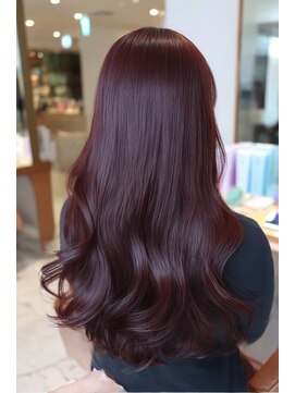 ノイエ 原宿 北参道(NoIE) ラベンダーピンクブラウンで艶髪髪質改善！