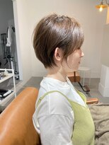 ジュベ 別府店(juve.)&nbsp;別府ショートボブ顔まわりレイヤーカット髪質改善カラー30代