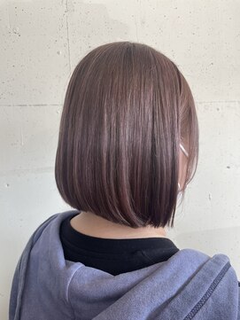 ヘアメイク イアラ 高柳(hair make iara) 抜け感あり切りっぱなしボブ