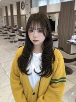 アッシュ 新杉田店(Ash)&nbsp;ハイレイヤーカット/オリーブベージュ/新杉田/顔周りカット