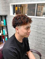 kaming 【メンズパーマ】濡れ感ツイストスパイラル×フェードカット