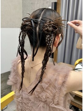 ジゼル ビエラ博多テラス店(GiseL) ツインカチモリヘア／博多ヘアアレンジ