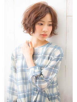 ガーデン ムサシコスギ(GARDEN MUSASHIKOSUGI) 無造作パーマ/ウォームブラウン/似合わせカット/大人かわいい