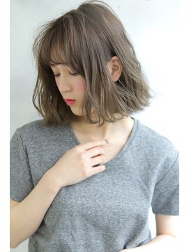 ブラン 梅田(Blanc) 【Blanc】グレージュ＿しっとり質感ボブ