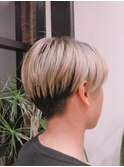 ツーブロックショート