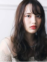 エメリヘアー(Emeli Hair)&nbsp;ダークグレージュゆるふわセミウェットシースルーバングロング