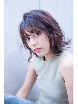 オースティン 門前仲町(AUSTIN) AUSTIN☆外ハネボブアッシュブラウンネオウルフツイストパーマ