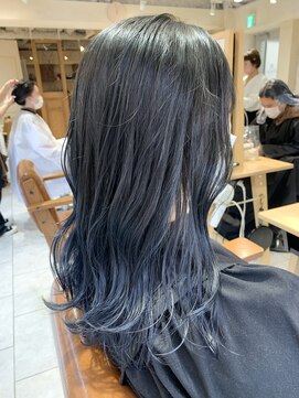 ラボヌール ヘアー エクラ(La Bonheur hair eclat) DARK BLUE