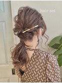 カジュアルヘアアレンジ☆ヘアアクセサリー