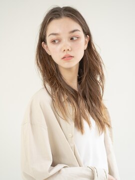 ルクスドレ 新宿(Luxe doree') くびれヘア/アースカラー/地毛風カラー/大人ヘルシー[新宿駅]