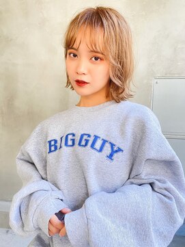 テイラー(Taylor) 【Taylor】大宮　ミルクティーベージュ×シースルーバング