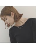 【三国MEMENTO】切りっぱなし ボブ グレージュカラー