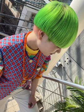 フィン(fin,) fin,/外ハネボブ/セクションカラー/グラデーションカラー