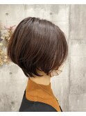 20代30代大人小顔ショート前下がりグラボブ